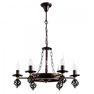 Подвесная люстра Arte Lamp CARTWHEEL A4550LM-6CK