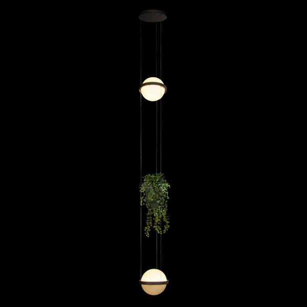 Светильник подвесной Jardin 10121/2P Dark grey