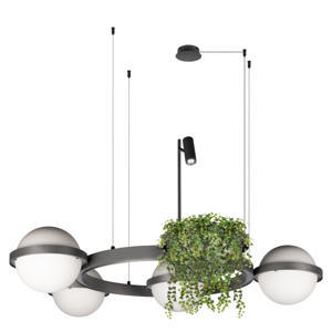 Подвесная люстра Jardin 10121/4 Dark grey