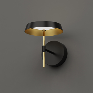 Настенное бра MD18001062 MB18001061-1A  black/gold