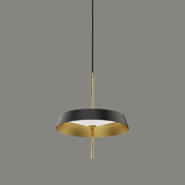 Светильник подвесной MD18001061 MD18001061-1A  black/gold