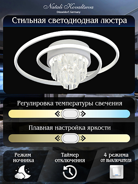Потолочная люстра LEDLIGHT LED LAMPS 81115/1C