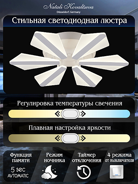 Потолочная люстра LEDLIGHT LED LAMPS 81165
