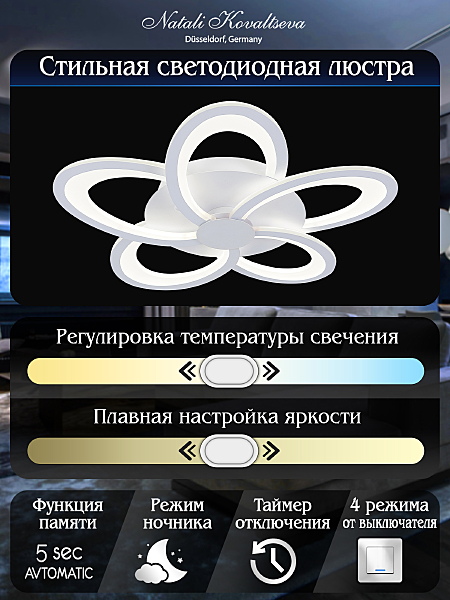 Потолочная люстра LEDLIGHT LED LAMPS 81173