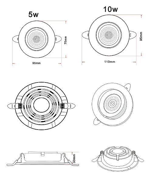 Встраиваемый светильник Raiz ZRS.57795.10