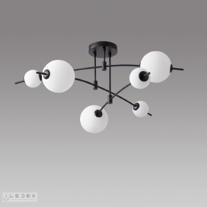 Потолочная люстра Epical 6827-6 BK+WH