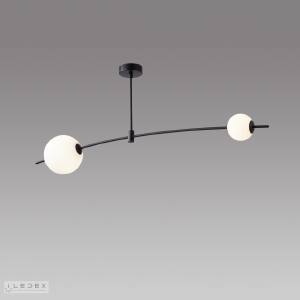 Потолочная люстра Epical 6827-2 BK+WH