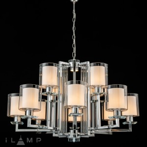 Подвесная люстра King RM6201-8+4 CR+CL