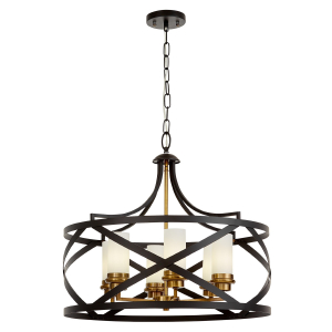 Подвесная люстра Astila LDP 1242-6 BK+MD