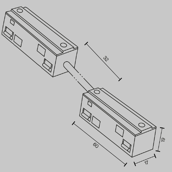 Коннекторы Accessories for tracks Exility TRA034CPC-42B-5-1