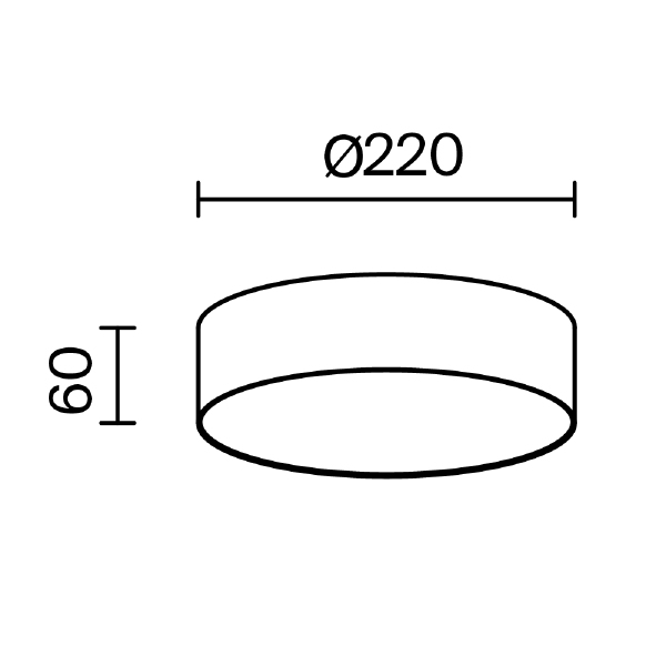 Светильник потолочный Zon C032CL-24W3K-RD-B
