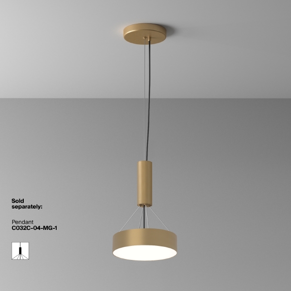 Светильник потолочный Zon C032CL-24W4K-RD-MG
