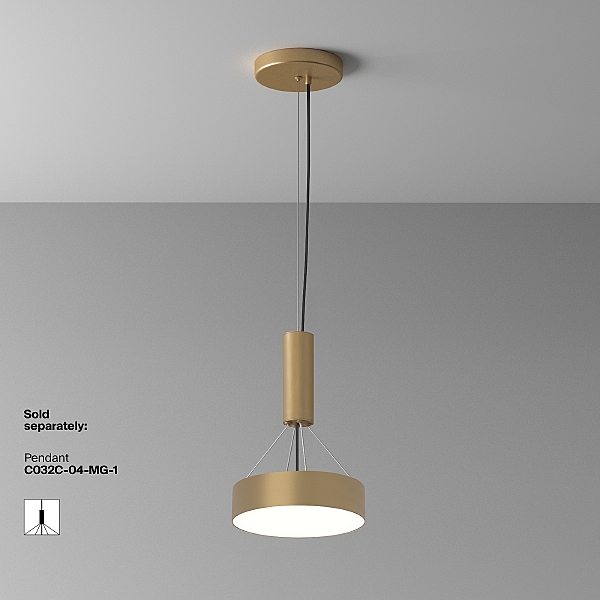 Светильник потолочный Zon C032CL-24W4K-RD-MG