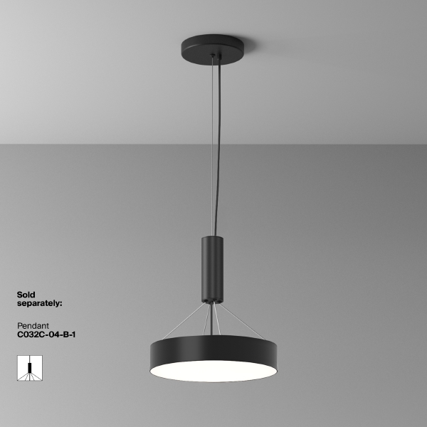 Светильник потолочный Zon C032CL-36W4K-RD-B