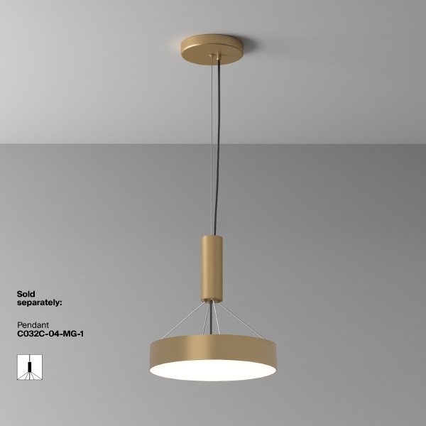 Светильник потолочный Zon C032CL-36W4K-RD-MG