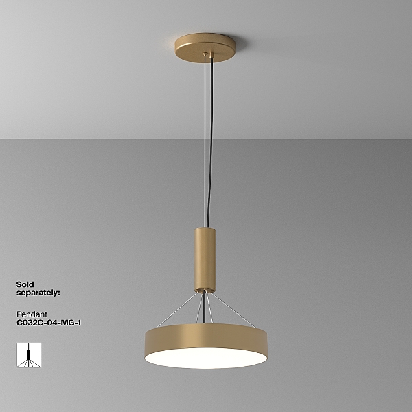 Светильник потолочный Zon C032CL-36W4K-RD-MG