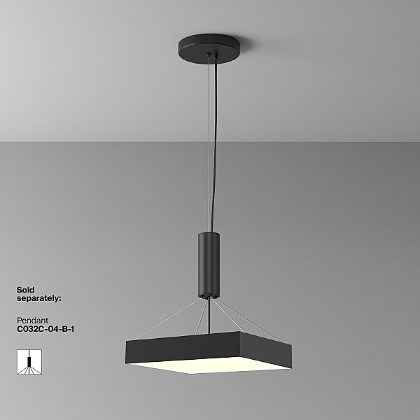 Светильник потолочный Zon C032CL-45W3K-SQ-B