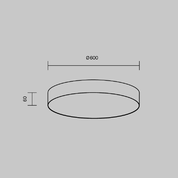 Светильник потолочный Zon C032CL-90W3K-RD-MG