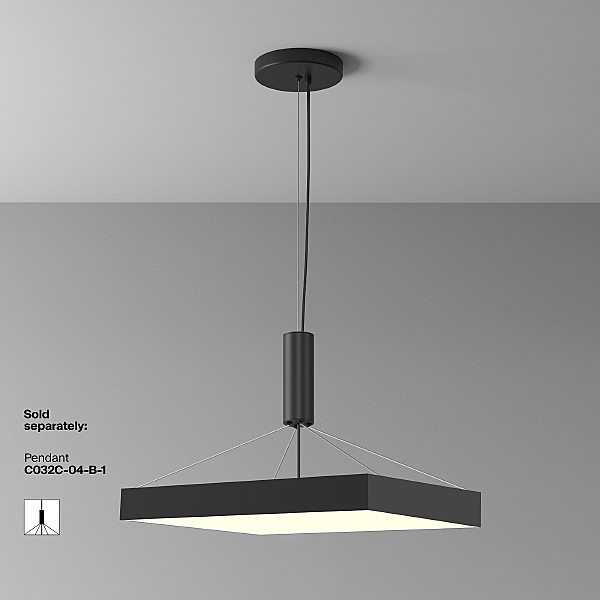Светильник потолочный Zon C032CL-90W3K-SQ-B
