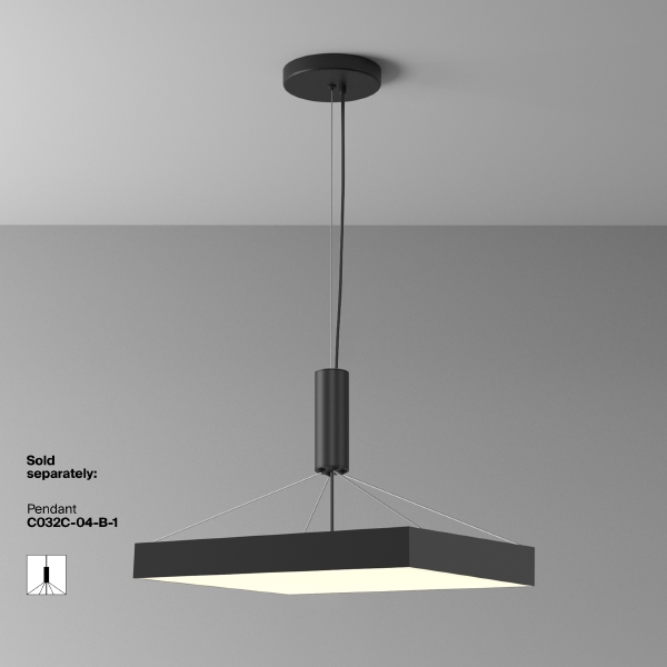 Светильник потолочный Zon C032CL-90W3K-SQ-B