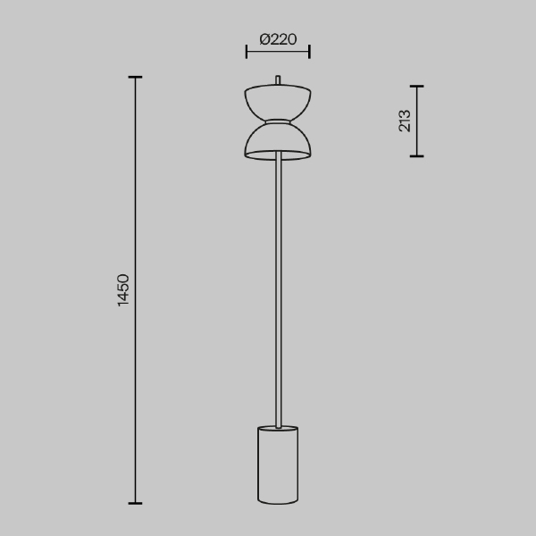 Торшер Kyoto MOD178FL-L11B3K