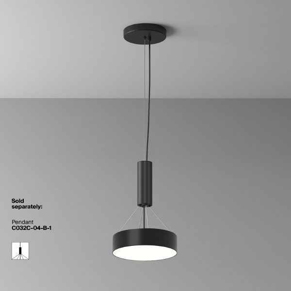 Светильник потолочный Zon C032CL-24W4K-RD-B