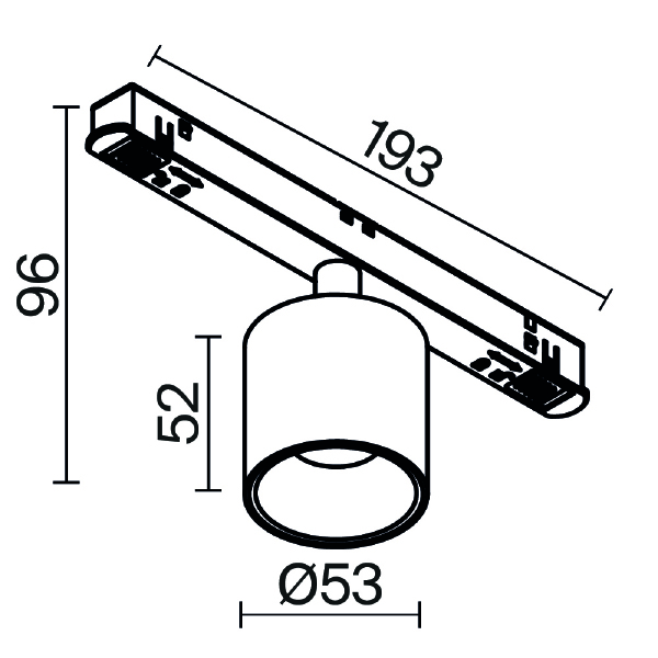 Трековый светильник Alfa S Exility TR132-4-7W-DS-BS