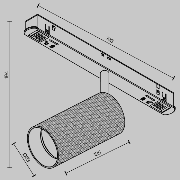 Трековый светильник Artisan Exility TR097-2-12W4K-M-BW