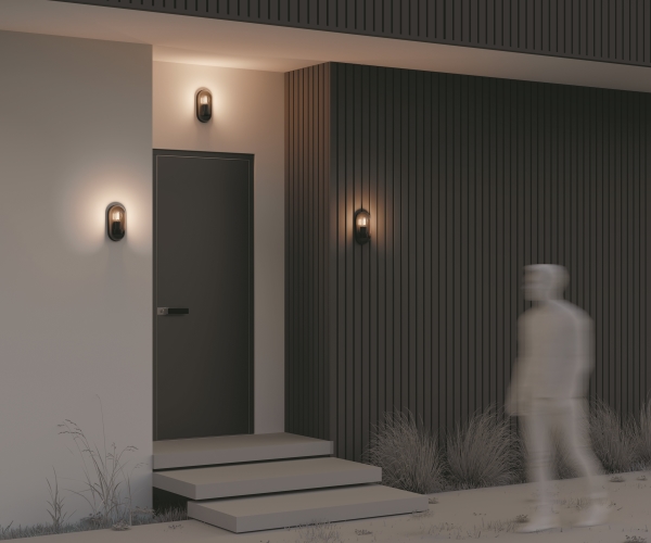 Уличный настенный светильник Candle O449WL-01GF