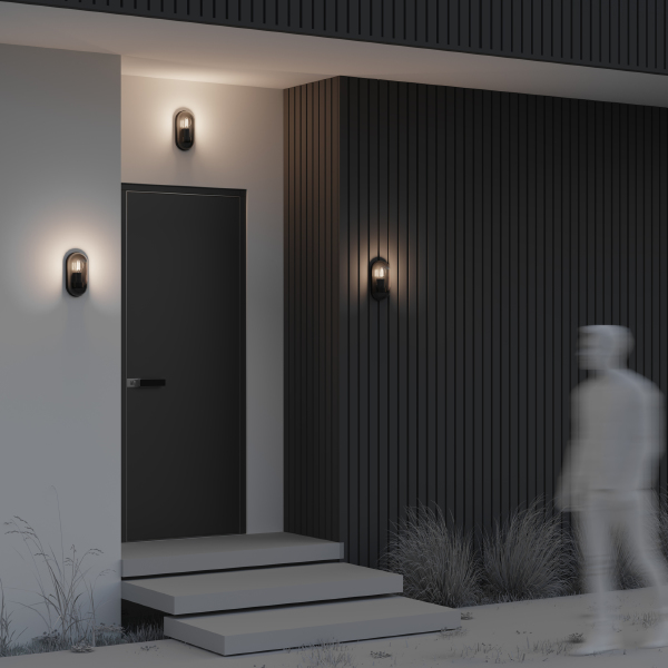 Уличный настенный светильник Candle O449WL-01GF