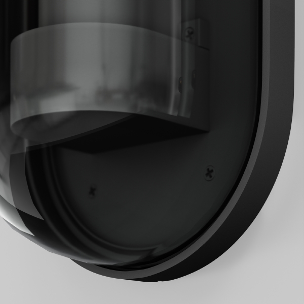 Уличный настенный светильник Candle O449WL-01GF