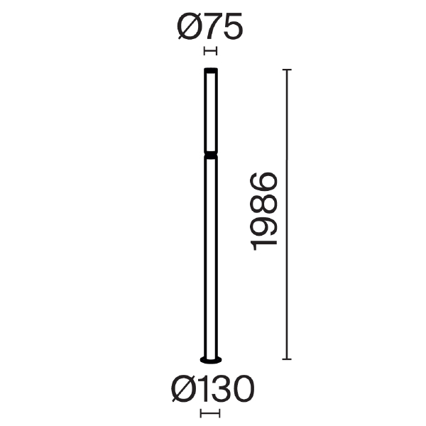 Уличный наземный светильник Lit O593FL-L20BR3K