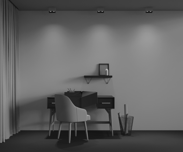 Накладной светильник Alfa LED C065CL-02-L12W3K-W