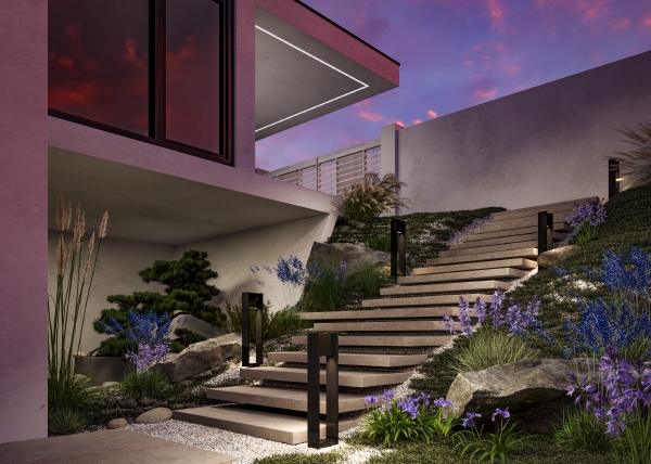 Уличный наземный светильник Gran O465FL-L16GF3K