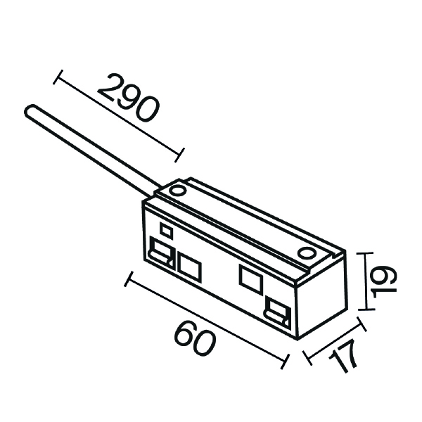 Ввод питания Accessories for tracks Exility TRA034B-42B-1