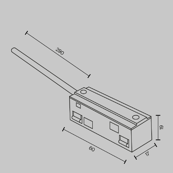 Ввод питания Accessories for tracks Exility TRA034B-42B-1