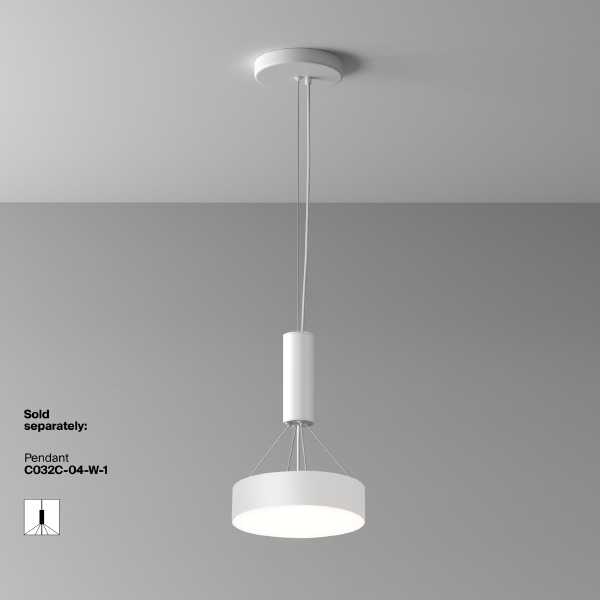 Светильник потолочный Zon C032CL-24W4K-RD-W