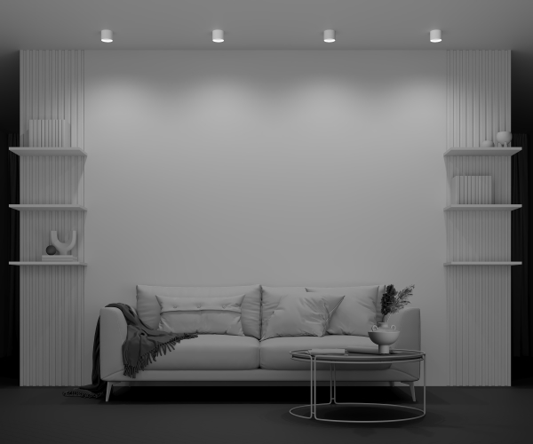 Накладной светильник Glam C096L-GX53-WBS