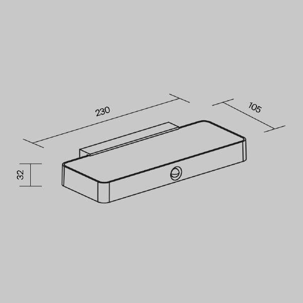 Уличный настенный светильник Pir OSL456WL-L2GF3K