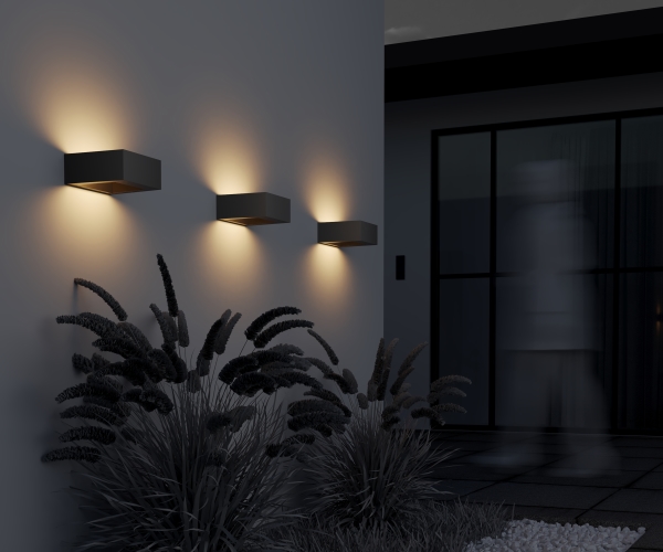 Уличный настенный светильник Cont O464WL-L18GF3K