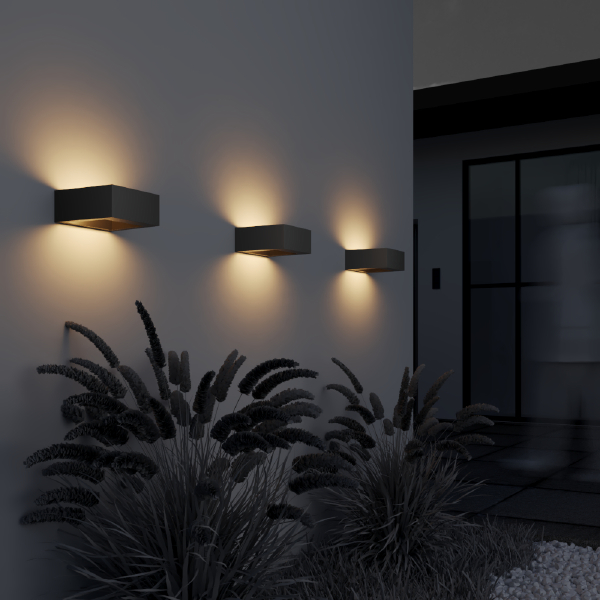 Уличный настенный светильник Cont O464WL-L18GF3K