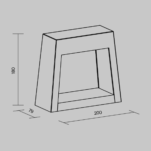 Уличный настенный светильник Cont O464WL-L18GF3K