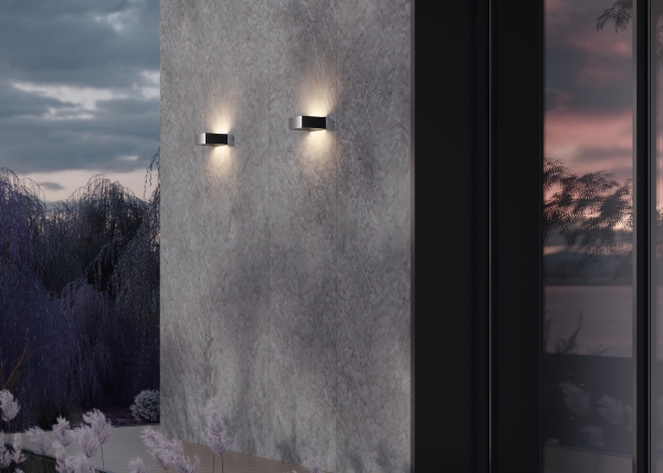 Уличный настенный светильник Cont O464WL-L18GF3K