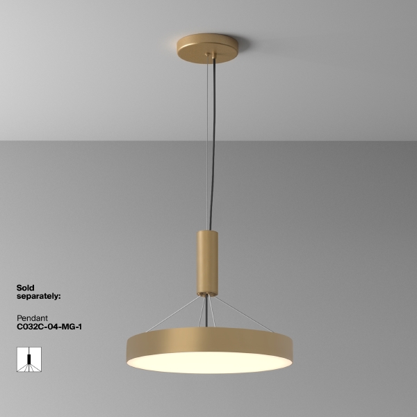 Светильник потолочный Zon C032CL-45W3K-RD-MG