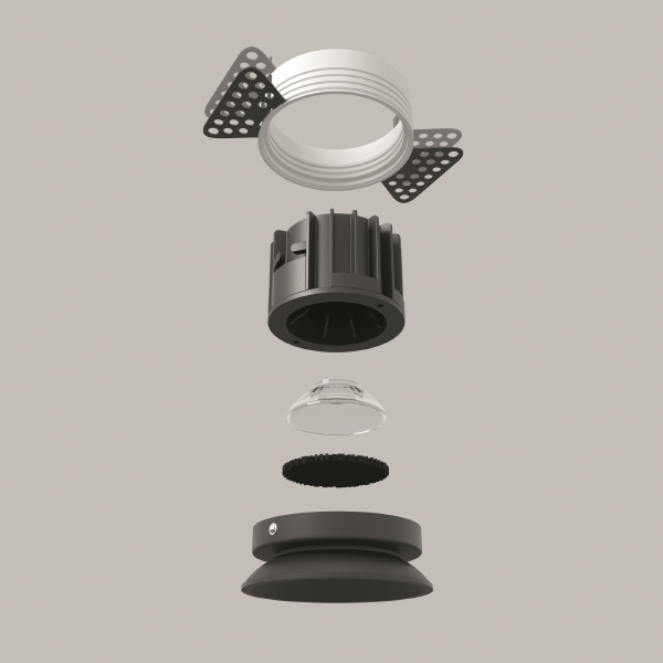 Встраиваемый светильник Round DL058-12W3K-TRS-B
