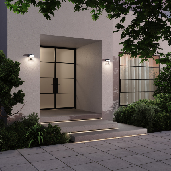 Уличный настенный светильник Gloss O447WL-L7GF3K