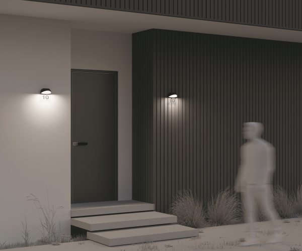 Уличный настенный светильник Gloss O447WL-L7GF3K