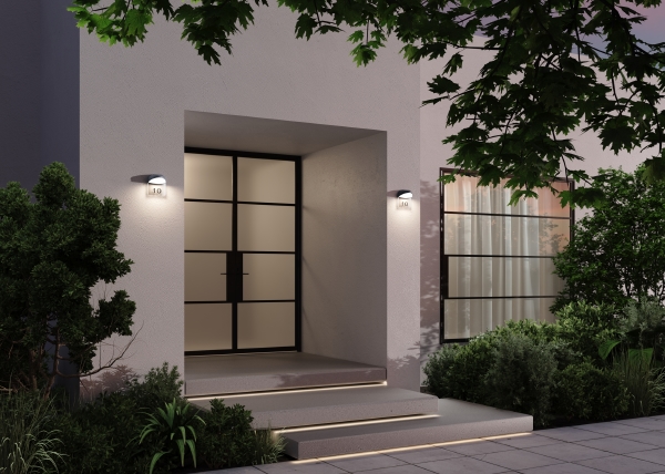 Уличный настенный светильник Gloss O447WL-L7GF3K