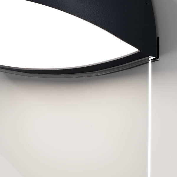 Уличный настенный светильник Gloss O447WL-L7GF3K