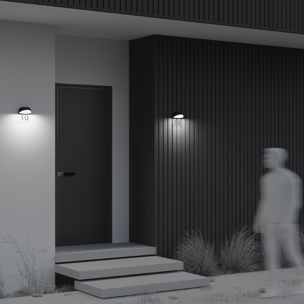 Уличный настенный светильник Gloss O447WL-L7GF3K